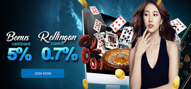 BONUS CASHBACK DAN ROLLINGAN CASINO